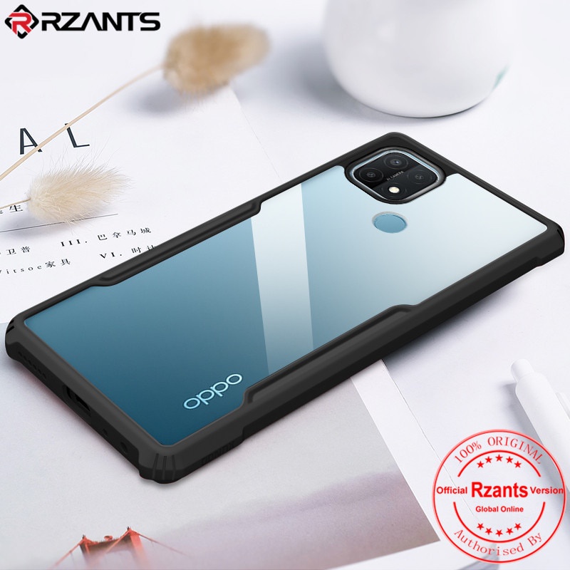 Case OPPO A15 Armor Fusion Transparent Casing Free Skin Carbon 3D