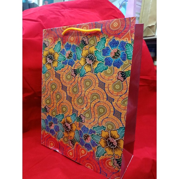 

paper bag polio kembang new isi 12 pcs terlaris dan the best