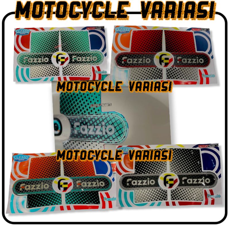 Motopad27 Sticker resin timbul stiker Body samping Yamaha fazzio premium