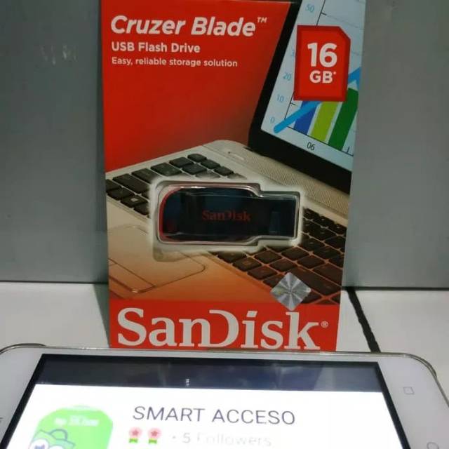 Jual Flashdisk SanDisk Cruzer Blade 16GB Garansi Resmi SanDisk