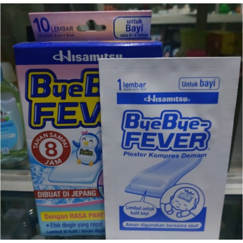 BYE BYE FEVER BAYI 1 LEMBAR (kemasan baru)