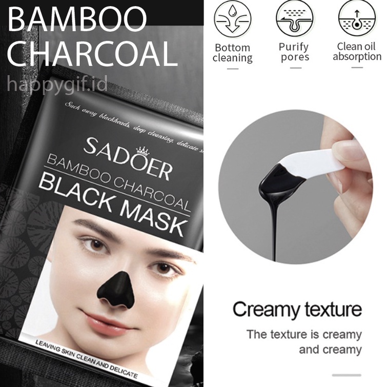 SADOER Masker Komedo  Black Head Remover Cair Sachet Menghilangkan Komedo EM015