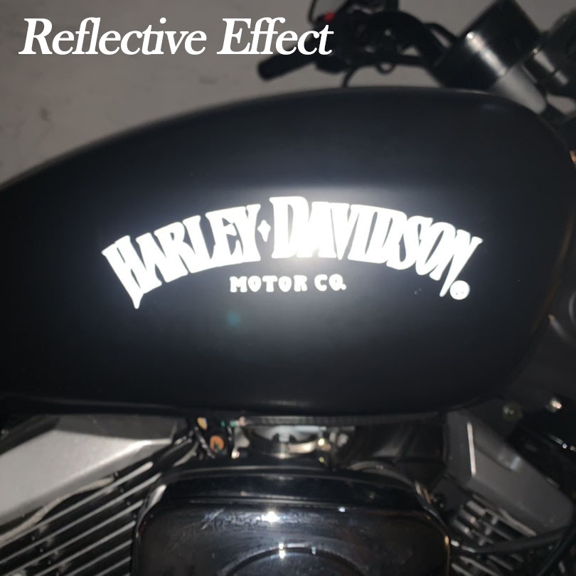 Stiker Tulisan Harley 883 Reflektif Untuk Motor