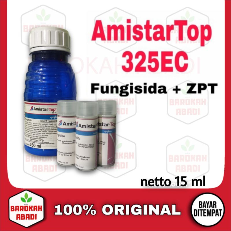 AMISTARTOP 325EC 15ml fungisida ZPT anti jamur tanaman