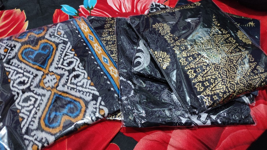 Batik Dolby Dolbi Dobby Doby Tenun Sutra Tulis Katun Atbm Baron Atasan Batik Wanita Sogan Srg308