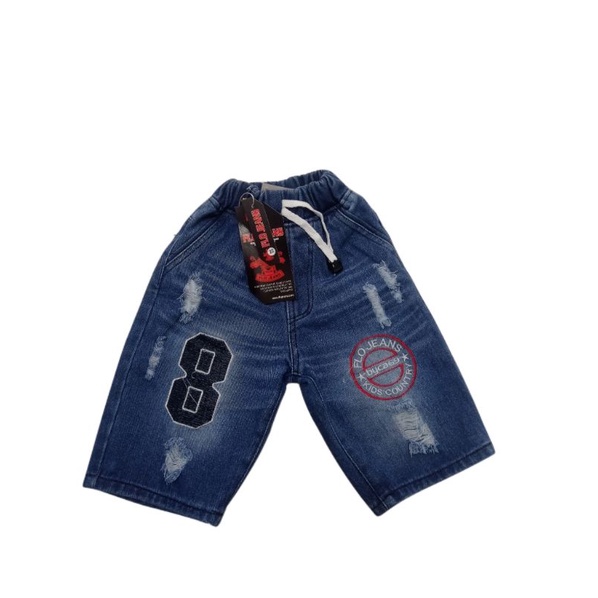 Celana pendek anak laki-laki Flo Jeans Sobek