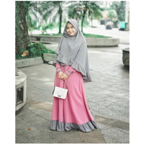 Kekinian 2020 Gamis Trand Remaja Kekinian Nisa Sabiyan ukuran L Baju Gamis Wanita Terbaru /