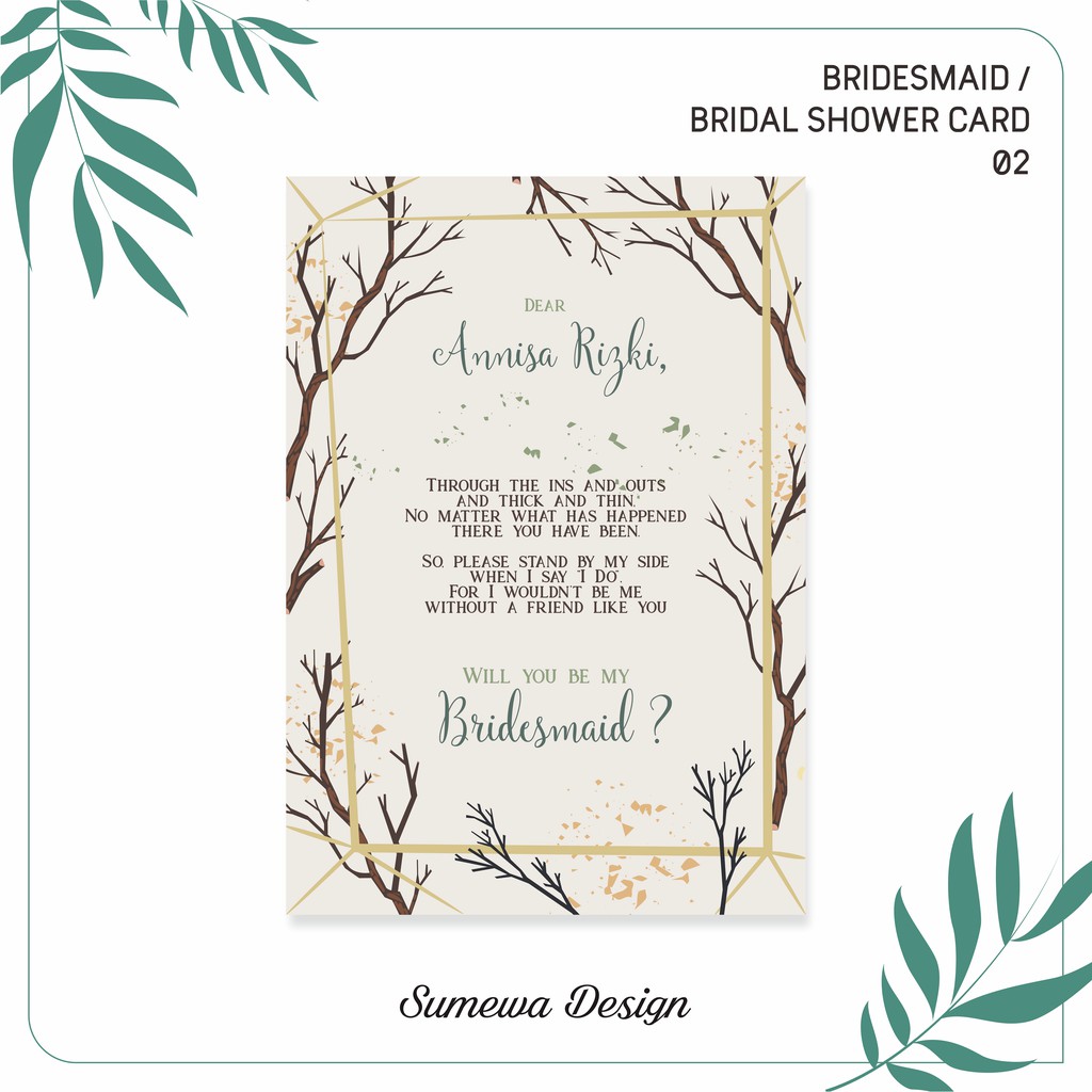 design bridesmaid