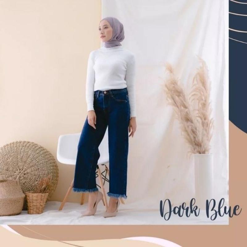 Celana Jeans Panjang Prad* Lepis Wanita Cewe Perempuan Cewek Jins Pensil Stretch Skinny Besar Jumbo 