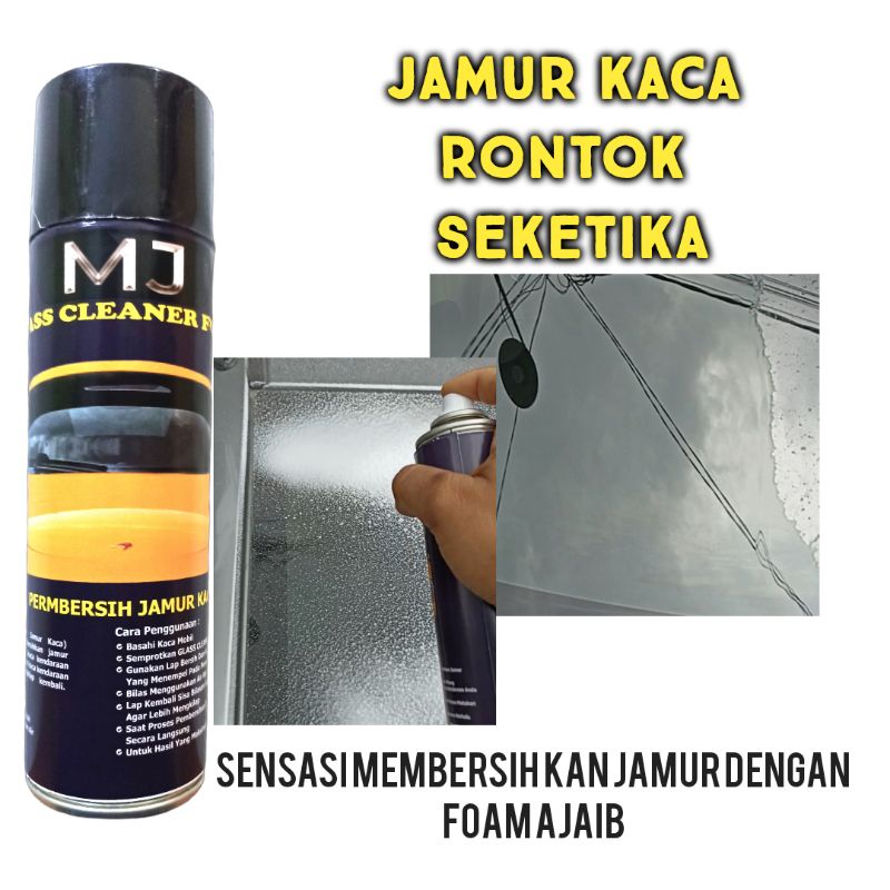 Foam ajaib pembersih kerak jamur kaca mobil/mj 300 mili