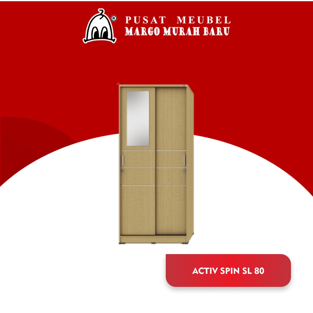 Lemari Pakaian Activ LP Spin SL 80