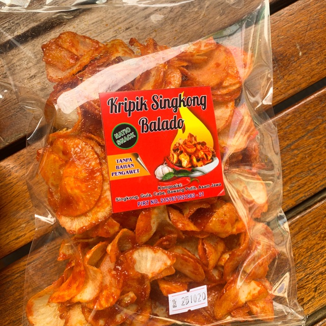 

Kripik Singkong Balado JG