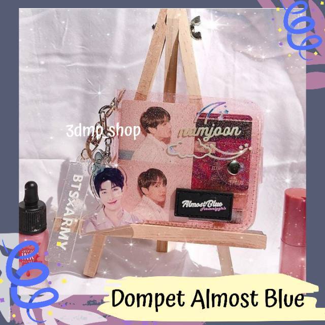 Dompet almost blue kpop kekinian transparan bts kpop