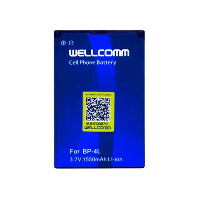 BATRE BATERAI HP NOKIA BP 4L E6 DOUBLE IC ORIGINAL WELLCOMM (BELI 2 LEBIH MURAH)