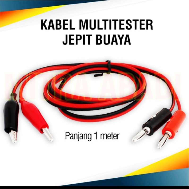 KABEL MULTI TESTER JAPIT BUAYA 1METER