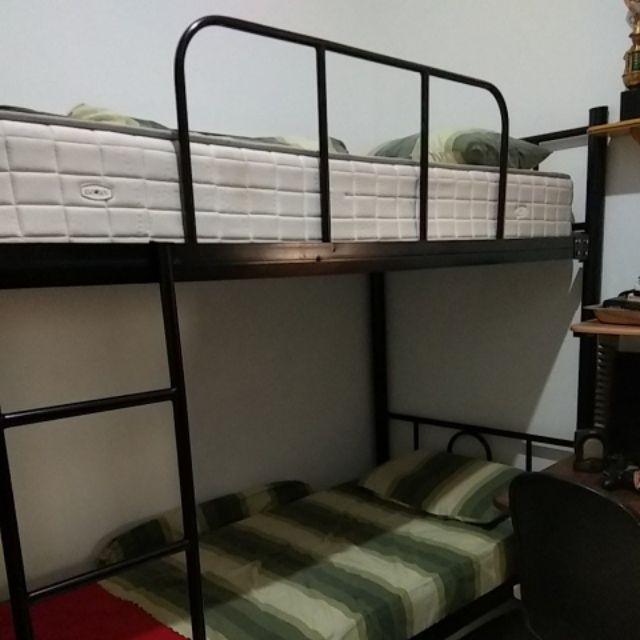 Ranjang Tingkat Besi Lavender 90 /90 Pipa Besar (harga Promo)