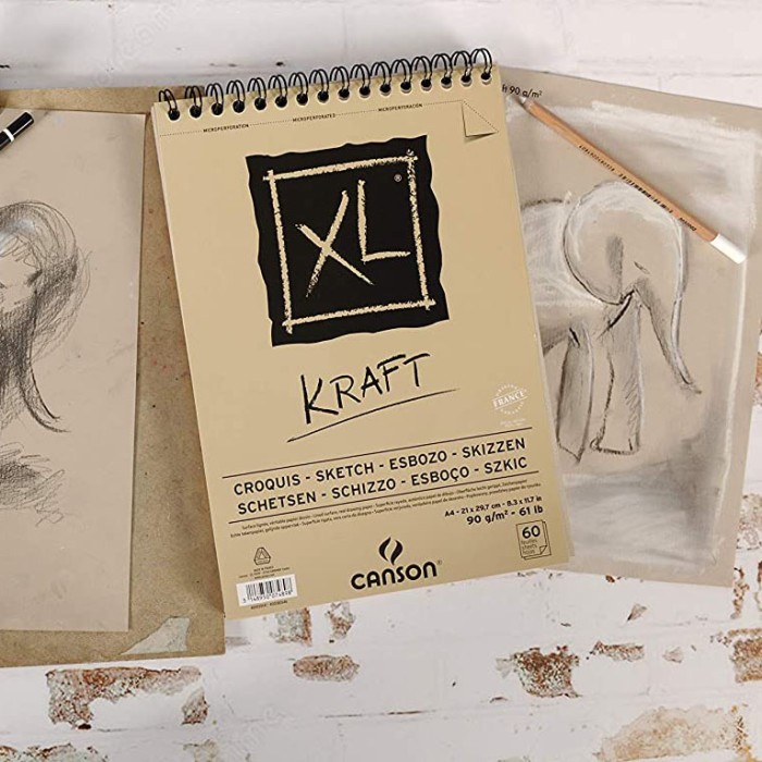 

Sketsagambar- Canson Xl Kraft A3 (Sketch Pad) -Buku-Gambar-Sketsa.