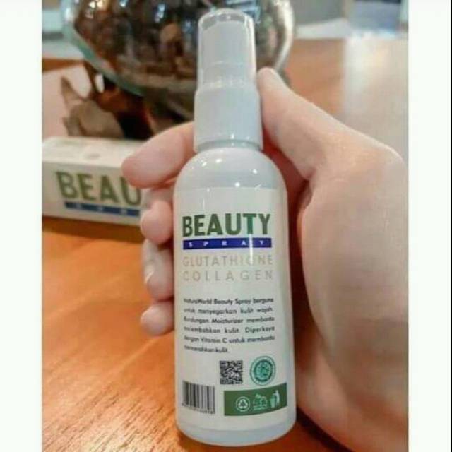 Natura beauty spray || setting spray || serum wajah || cantik natural