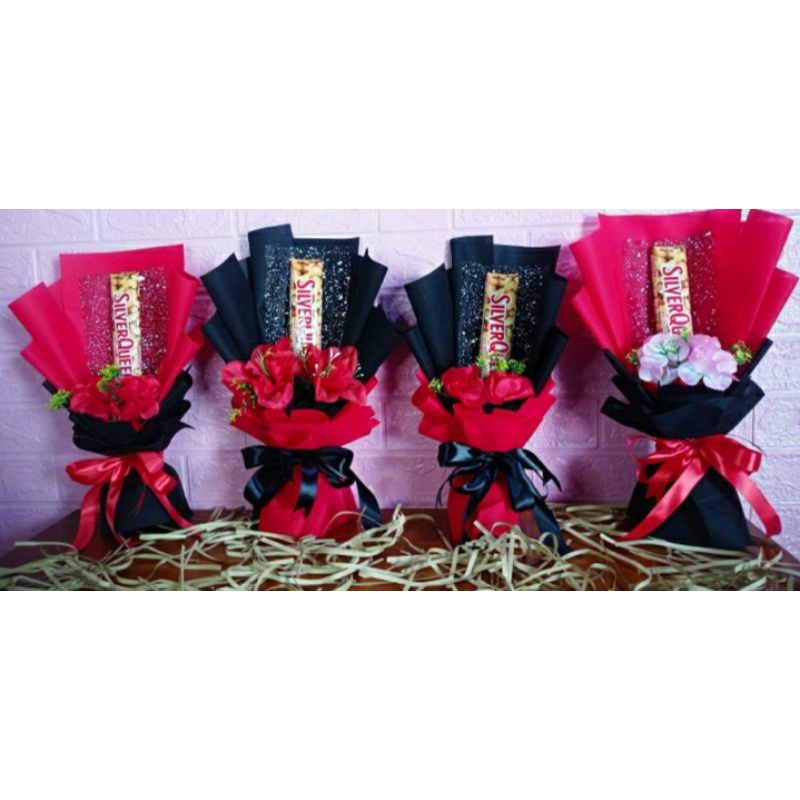 

buket coklat silverquen/harga sudah termasuk packing kardus