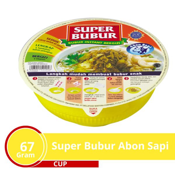 

PROMO SUPER BUBUR ABON SAPI 67 GR TERMURAH