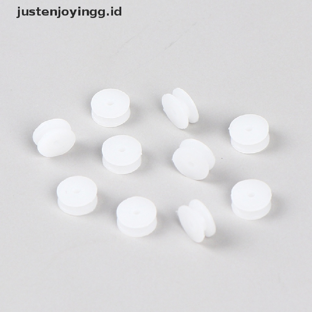 10pcs Roda Katrol Mini Bahan Plastik Ukuran 2x9.3mm