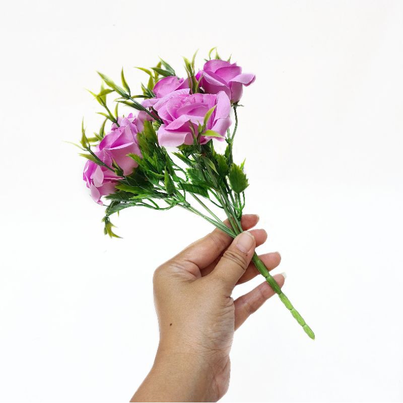 Image of Bunga Mawar Rumput Artifisial Hiasan Mahar Seserahan Hantaran Hampers Artificial Flower AF46 #5