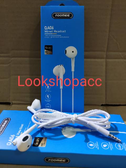 Headset Foomee QA06 Heandsfree Super Bass Original Foomee