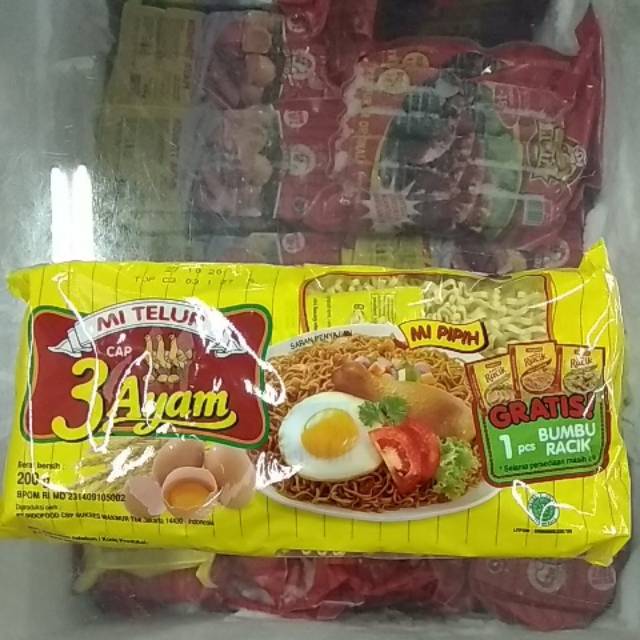 

Mie telur 3ayam 200gr