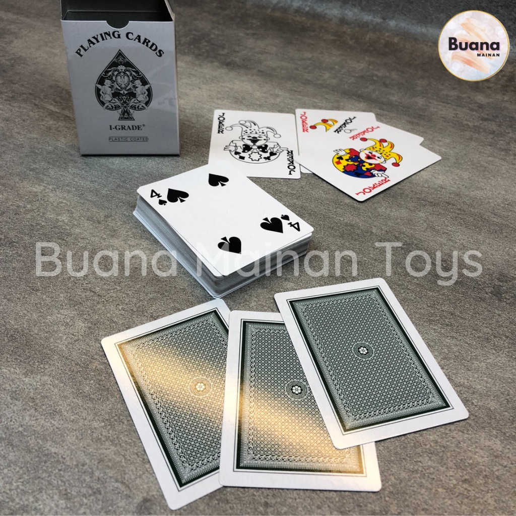 BOARD GAME KARTU REMI I-GRADE 727 PLAYING CARDS MAINAN ANAK CARD PLAY