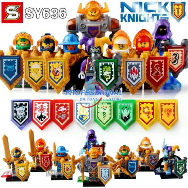 Lego minifigure nexo knights sy 636