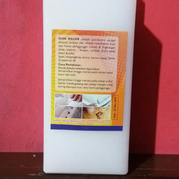 Suplayer Gun Killer 1 Liter Pembasmi Kutu Kasur Sofa Tinggi