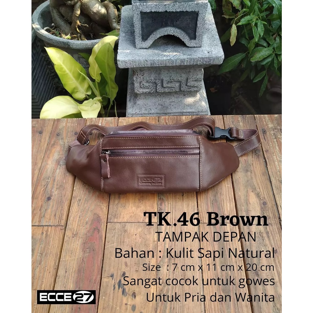 TAS KULIT TK.46 BROWN ECCE 27