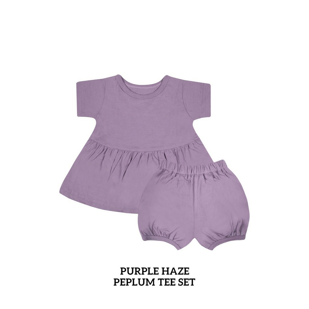 Little Palmerhaus Peplum Tee Set