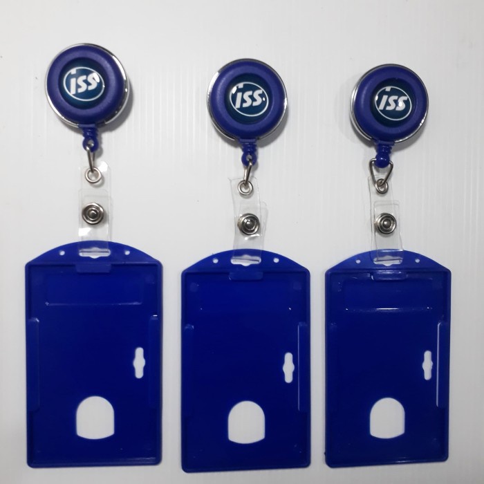 

Mudah Yoyo Gantungan Id Card Putar Stainless-Logo Iss Limited