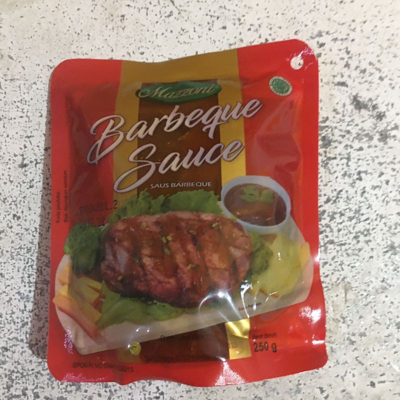 

MAZZONI SAUS BBQ / BARBEQUE 250GR