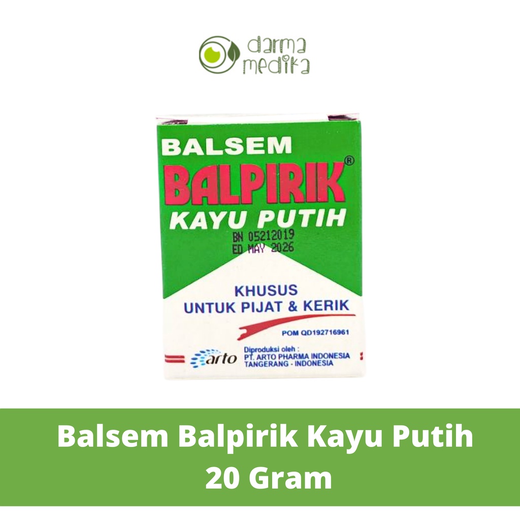 Balpirik Balsem Kayu Putih 20 gram 20gram