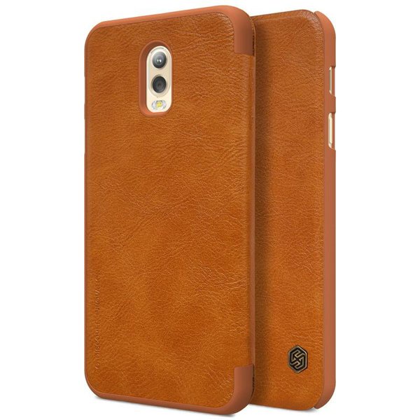 SAMSUNG GALAXY J7 PLUS NILLKIN QIN LEATHER CASE ORIGINAL