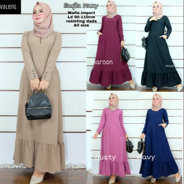 SAQILA MAXI DRESS MUSLIM VALENT