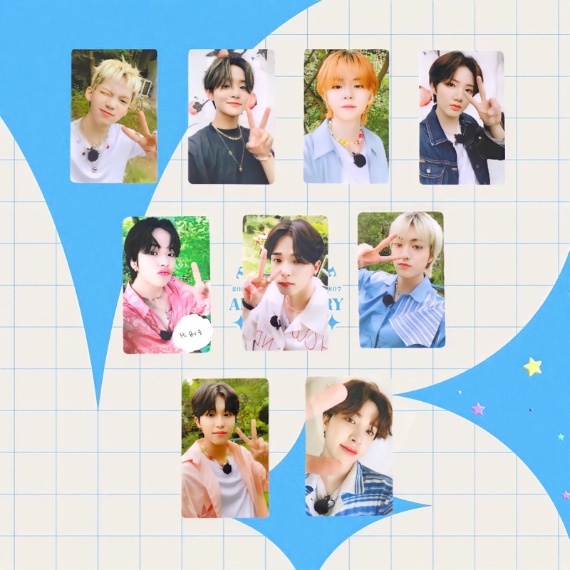 Photocard PC PVC | Treasure 2nd Anniversary Selfie | Hyunsuk Jihoon Yoshi Junkyu Jaehyuk Asahi Doyou