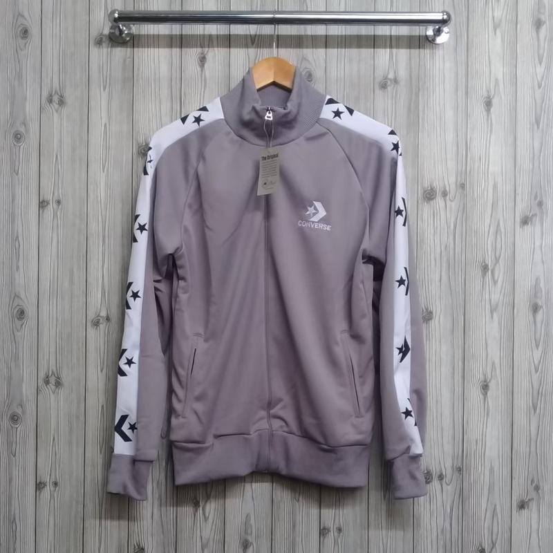 FASHION PRIA JAKET TRACKTOP CONVERSE GREY LIMITED EDITION