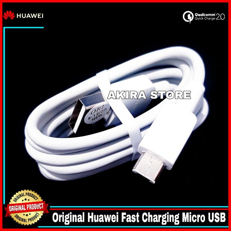 Kabel Data Huawei P10 Lite Mate 8 Original 100% Micro USB Fast Charging