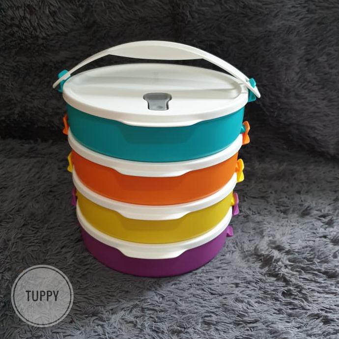 PROMO TUPPERWARE RANTANG SUSUN CLICK TO GO ROUND REHEATABLE (4)