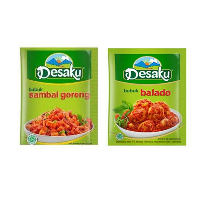 

Desaku Bumbu Balado/ Sambal Goreng Renteng 12.5 gr (isi 10)