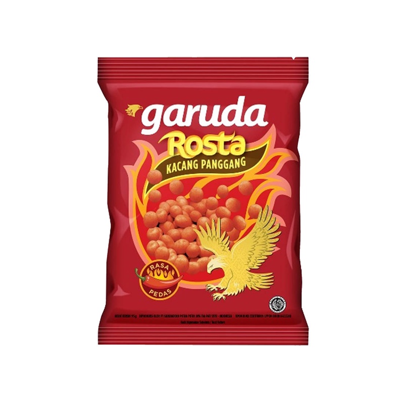 

Garuda Kacang Panggang Rosta Pedas 70G - Alhanan/04