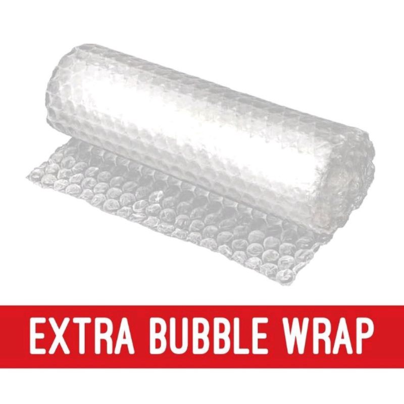 

EXTRA BUBBLE WRAP UNTUK PACKING LEBIH AMAN