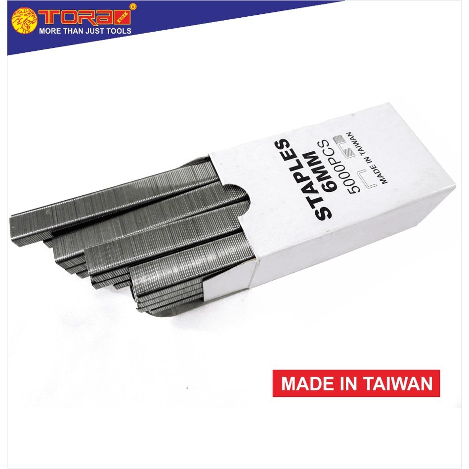 

TORA Staples Refil 6 mm - Staples Manual Isi 5000 Pcs / Box - TAIWAN