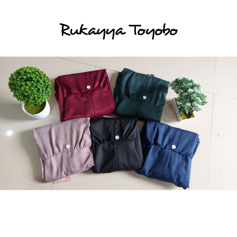 Gamis Rukayya toyobo lux | busui friendly| 1 kg = 3pcs