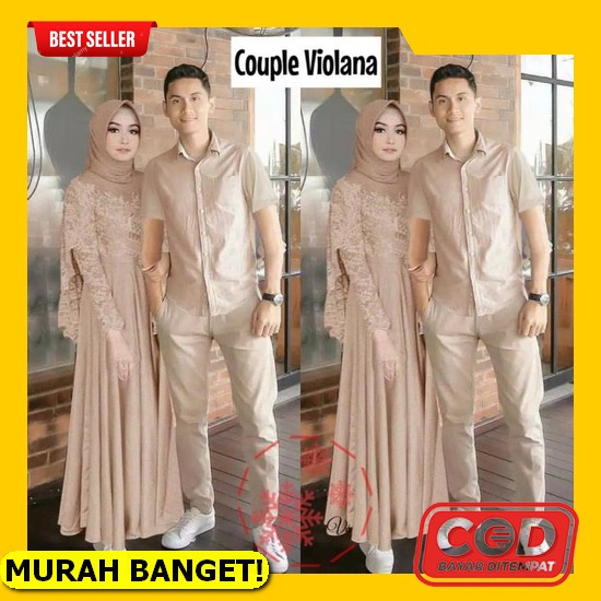 Finda Couple - Baju Couple Pasangan Kodangan 2022 - Model Baju Capel Pasangan Lebaran Terbaru - Baju