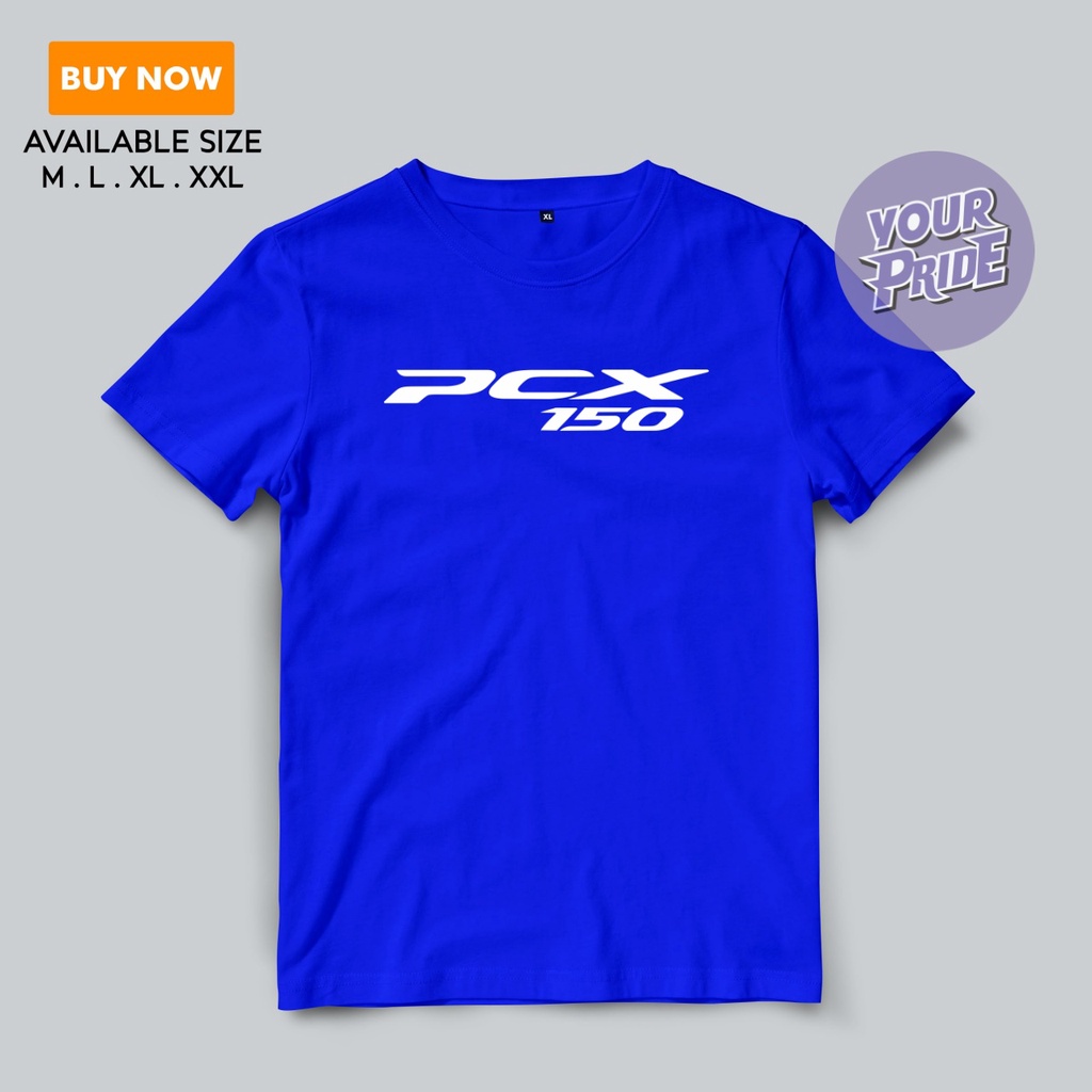 Baju Kaos PCX 150 Pendek Katun T-Shirt Distro