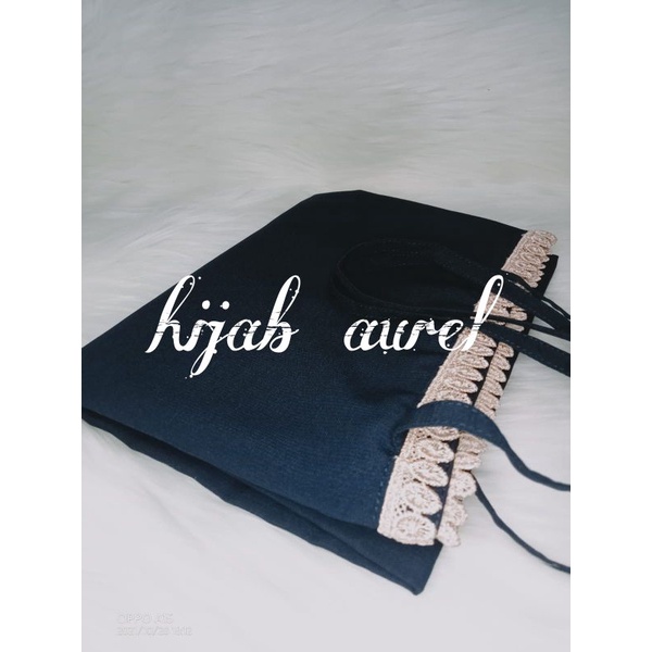 HIJAB/JILBAB/KHIMAR MARYAM RENDA JUMBO DIAMON-Navy